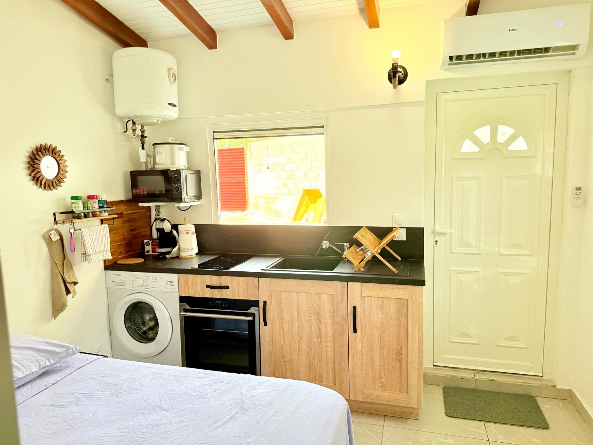 Studio Cosy Equipe A 5Min De La Plage Vieux-Habitants Exterior photo